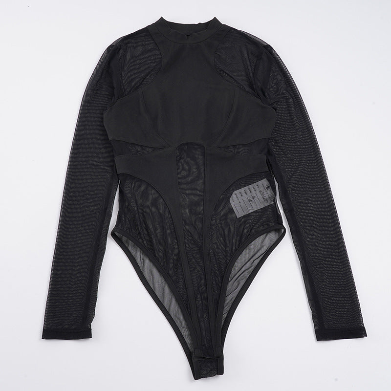 Damen Hightech Bodysuit mit innovativem Mesh-Design Echo Archiv