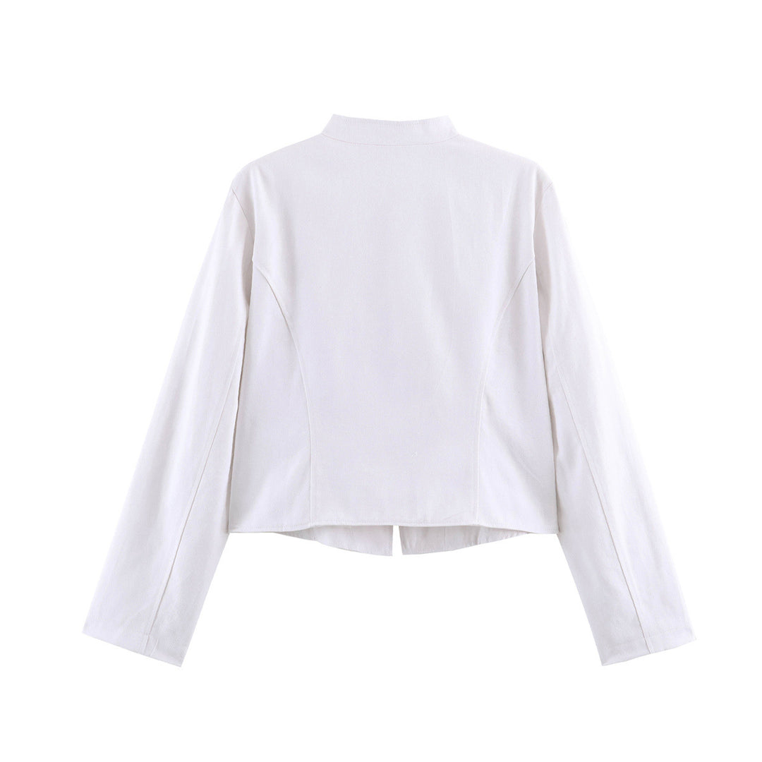 Damen Kurze Husarenjacke mit dekorischen Schlaufen und Stehkragen Echo Archiv
