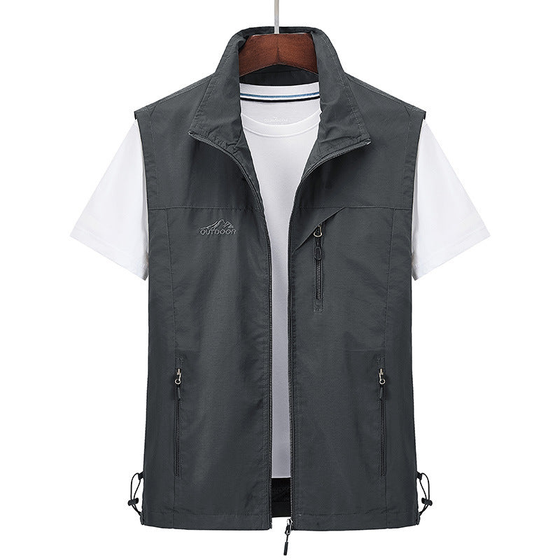 Herren Winddichte Outdoor-Weste Echo Archiv