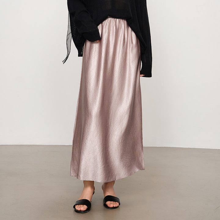 Damen Eleganter Maxirock aus hochwertigem Chiffon Echoarchiv