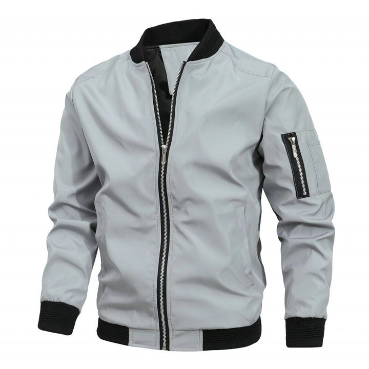 Herren Modische Bomberjacke mit funktionalen Taschen Echo Archiv