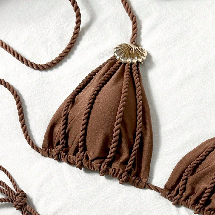 Damen Triangel-Bikini mit raffinierten Kordeldetails Echo Archiv