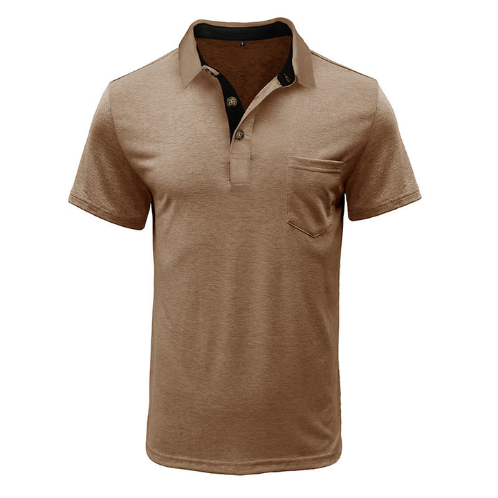 Herren Polo-Shirt mit modernem Kragen und Brusttasche Echoarchiv