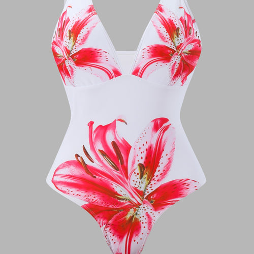 Damen Bademode-Set mit elegantem Blumenmuster Echo Archiv