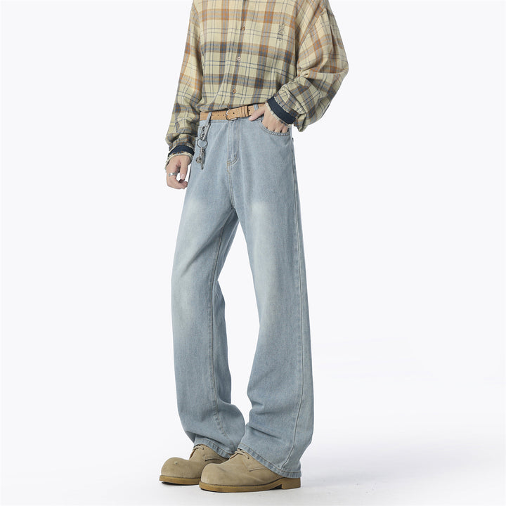 Herren lässige weit geschnittene Denim-Hose Echoarchiv