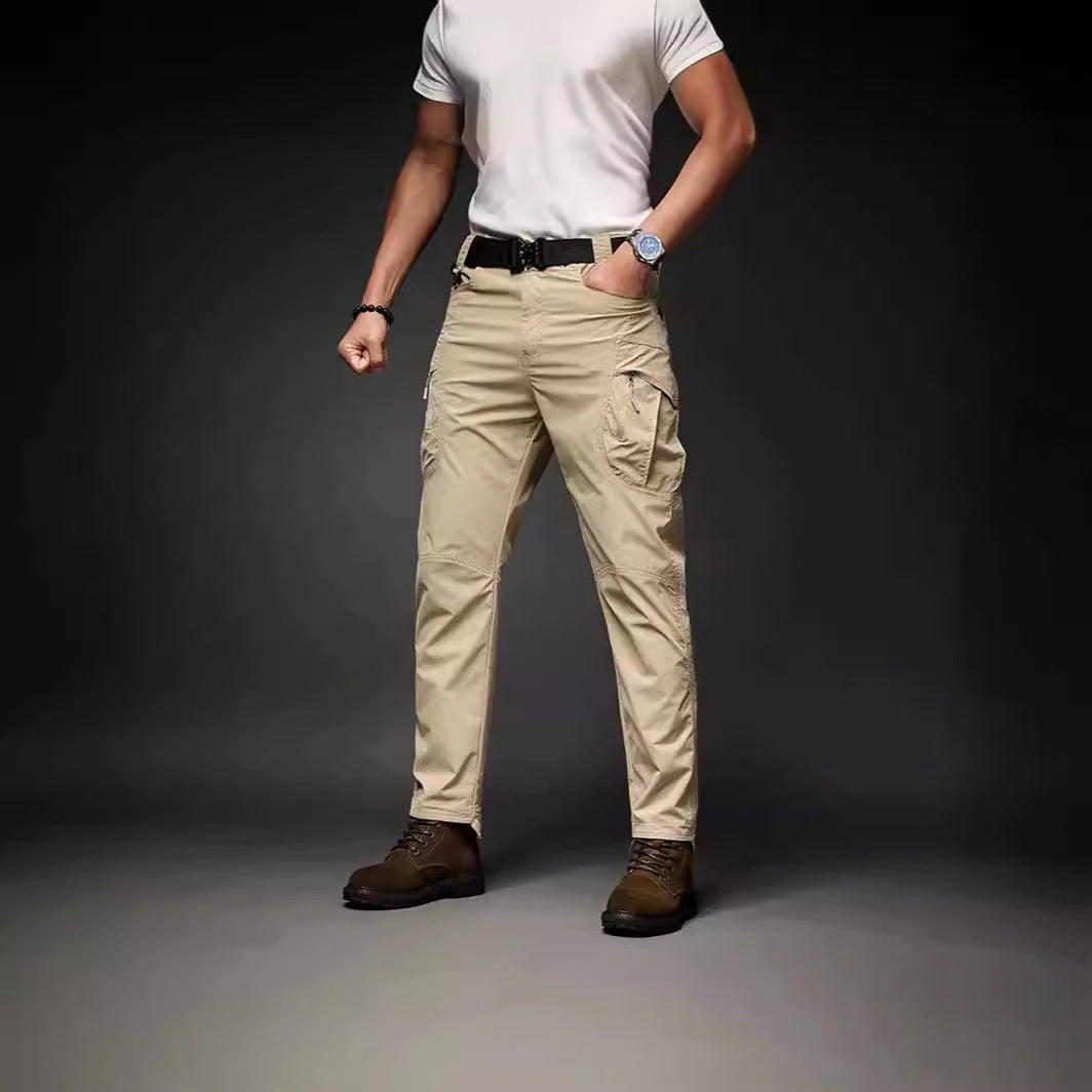 Herren Technische Trekkinghose mit wasserabweisender Oberfläche, ergonomischen Knieabnähern und Multifachtaschen Echo Archiv
