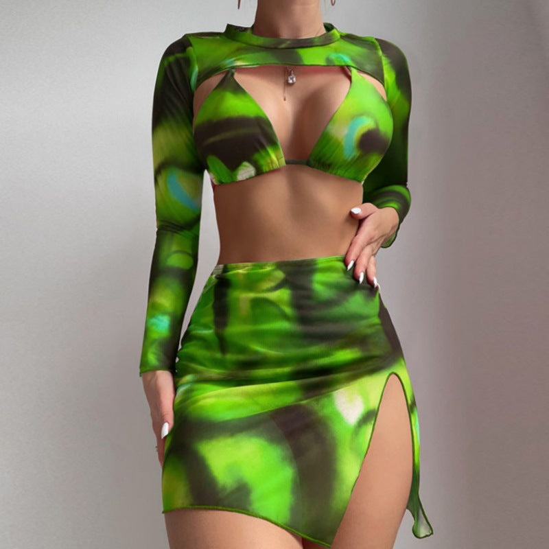 Damen Bikiniset mit langärmligem Oberteil Echo Archiv