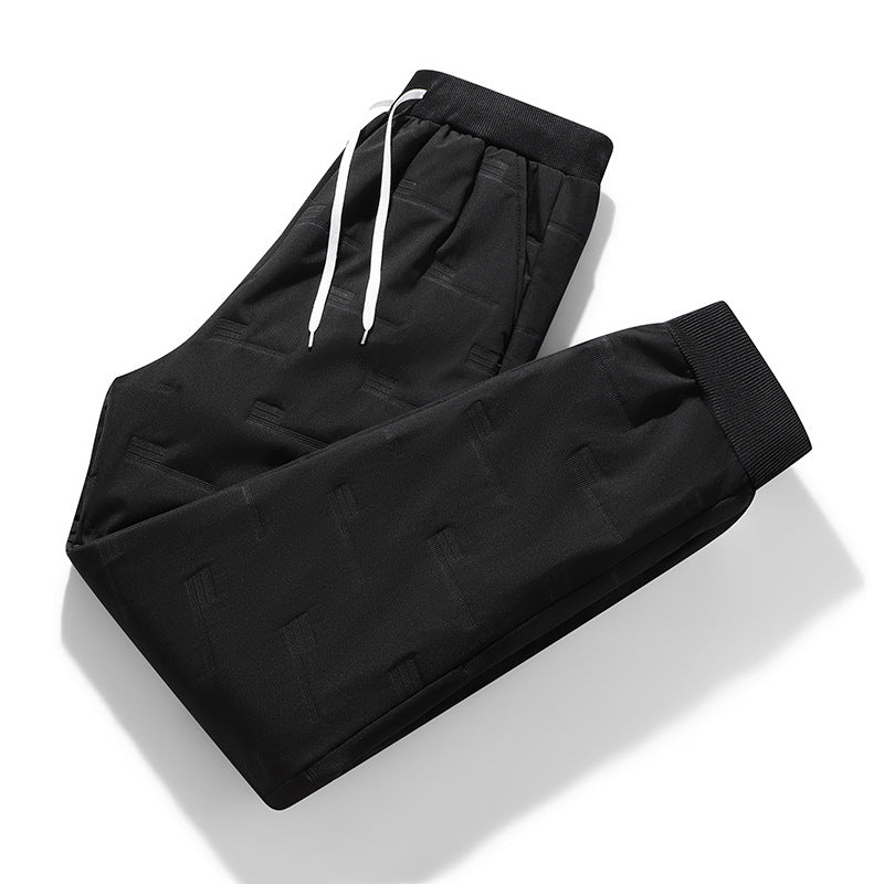Herren Sportliche Jogginghose mit elastischem Bund, Kordelzug und Rippbündchen – Marzano