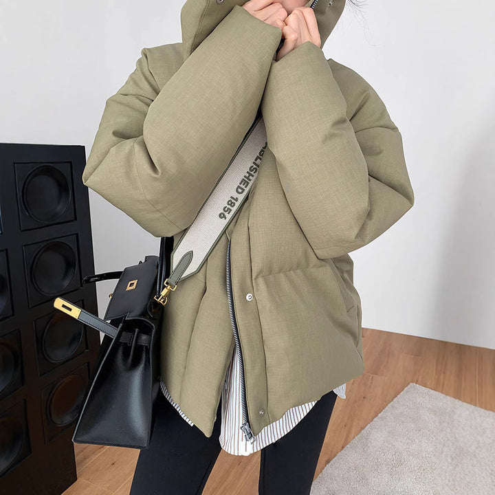 Damen Modische Steppjacke mit hohem Kragen Echoarchiv 1789268422