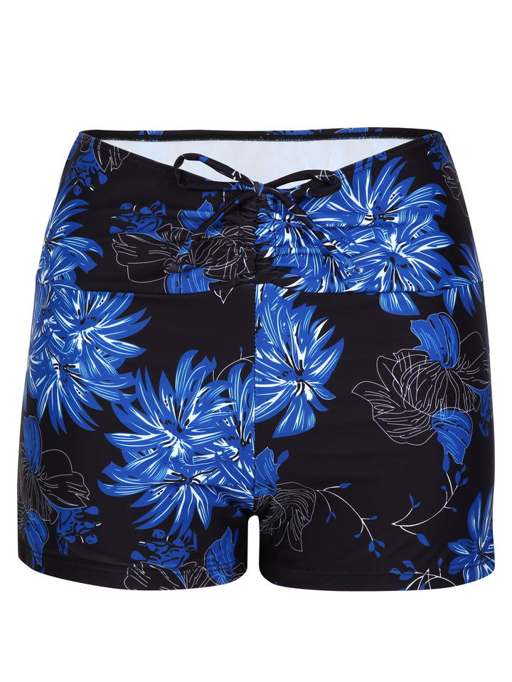 Damen Bikini-Höschen mit hohem Bund und raffinierten Rüschendetails Echo Archiv