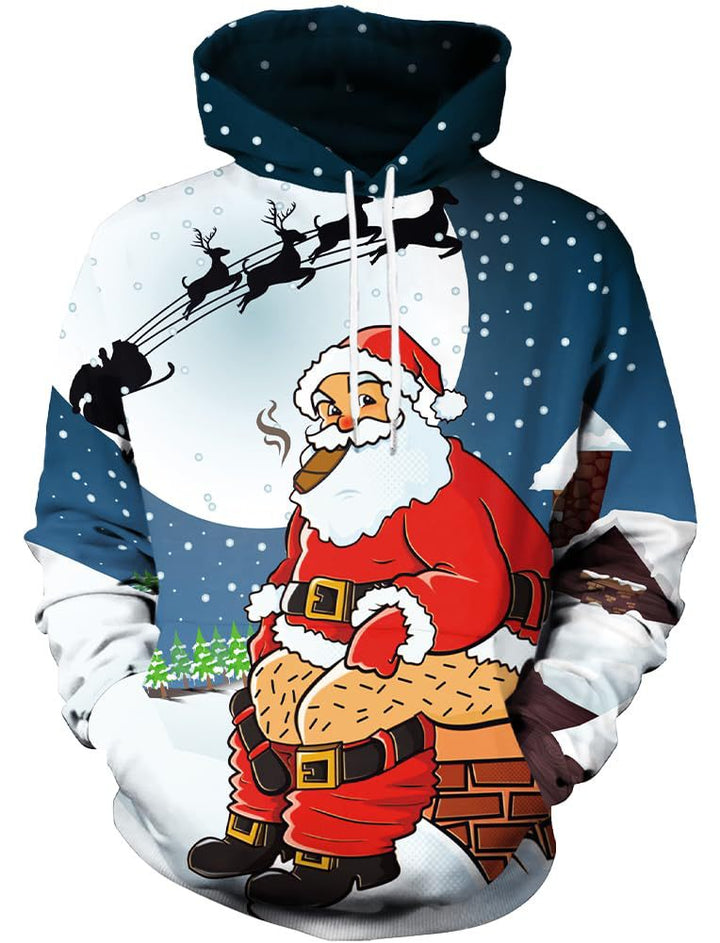 Damen Humorvoller Weihnachts-Kapuzenpullover Echoarchiv