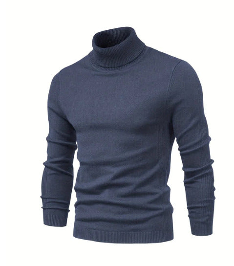 Herren Grober Rollkragenpullover aus wärmendem Material mit strukturierter Oberfläche Echoarchiv