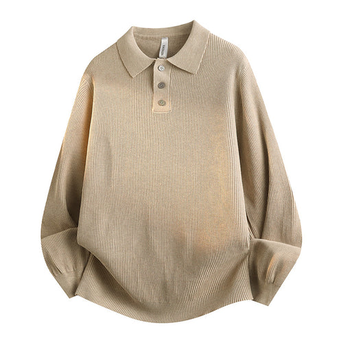 Damen Modisches Strick-Polo mit Stehkragen Echo Archiv
