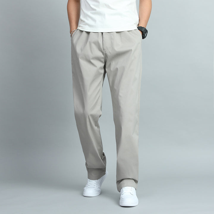 Herren Bequeme Chino Baumwollhose Echo Archive