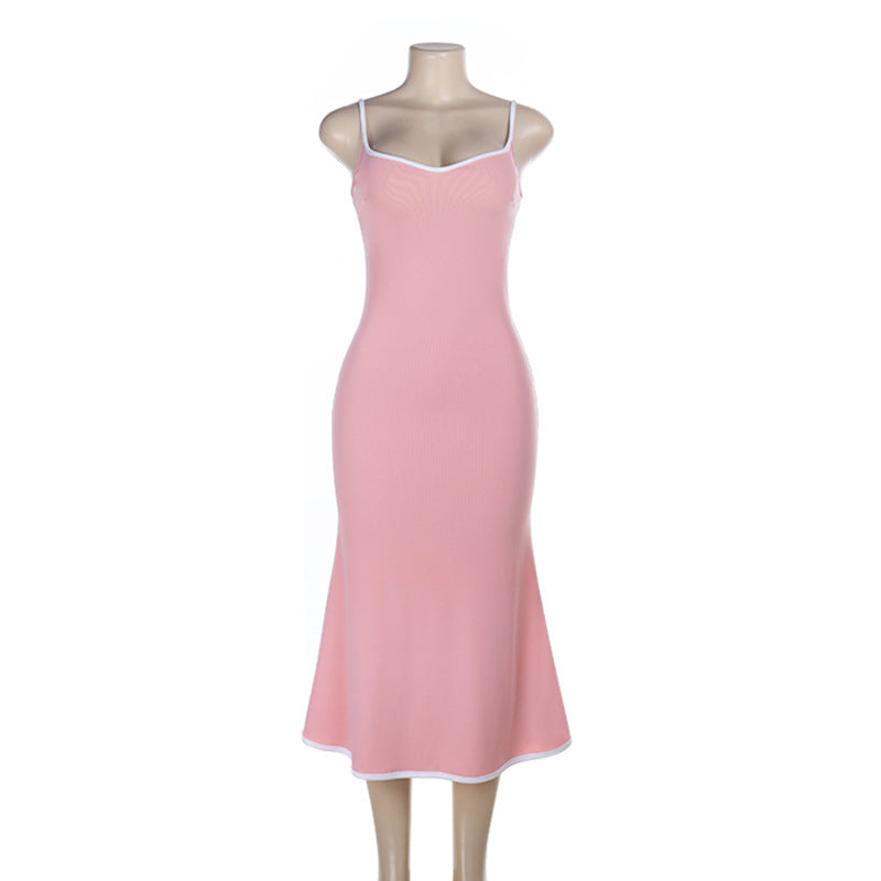 Damen Elegantes Maxikleid mit femininer Silhouette und feinen Trägern Echo Archiv