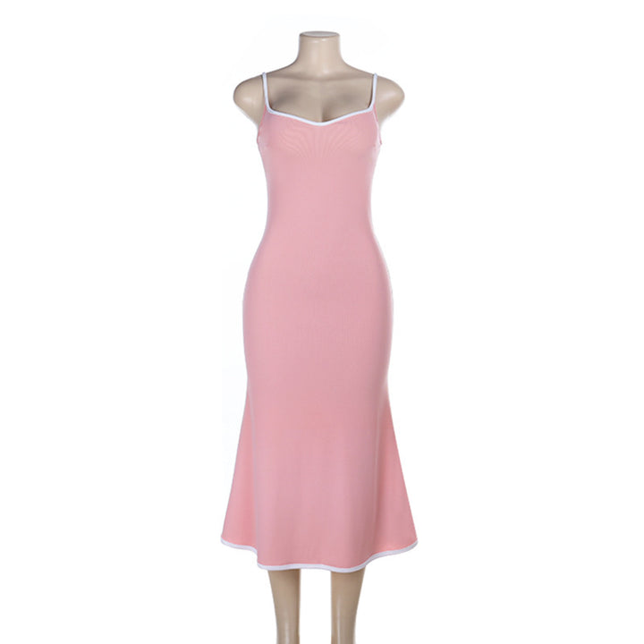 Damen Elegantes Maxikleid mit femininer Silhouette und feinen Trägern Echo Archiv