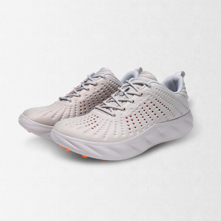 Damen Atmungsaktive Laufsneaker mit perforiertem Strickobermaterial und gedämpfter Plateausohle – Lioré