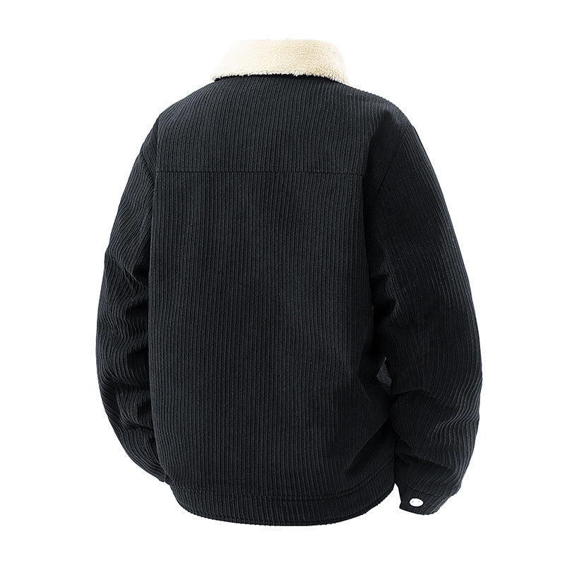 Herren Modische Cordjacke mit Fleecefutter Echo Archiv