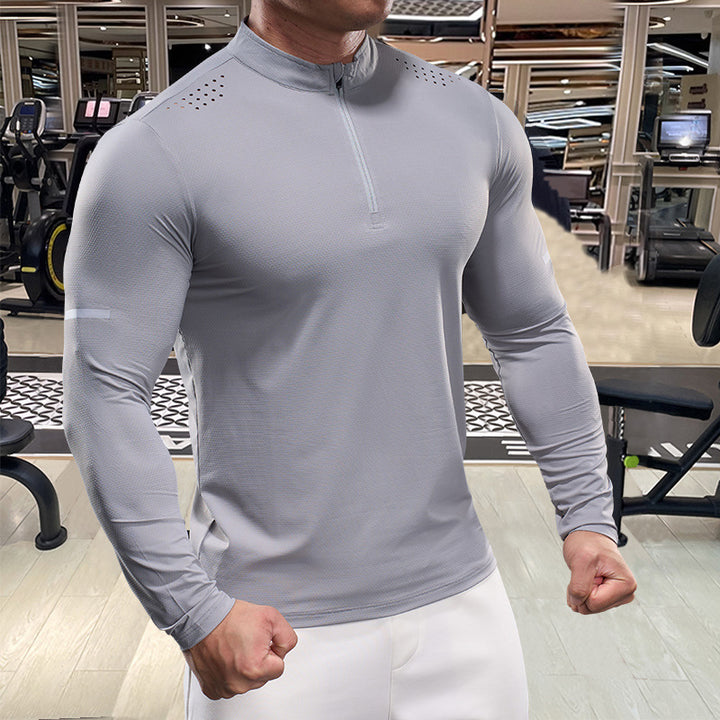 Herren Sportliches Langarm-Funktionsshirt Echoarchiv