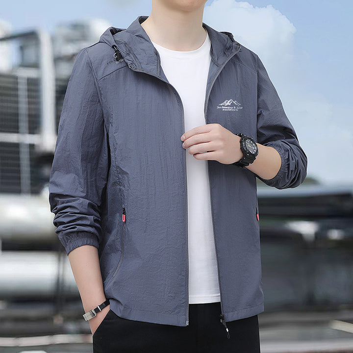 Herren Leichte Windjacke Echo Archiv