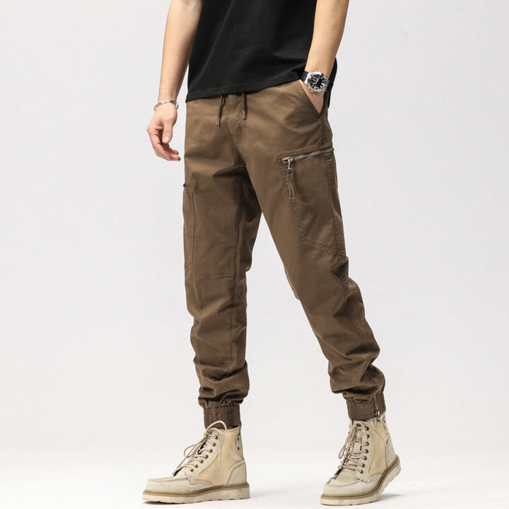 Herren Cargo-Hose mit elastischem Bund und vielseitigen Taschen Echoarchiv