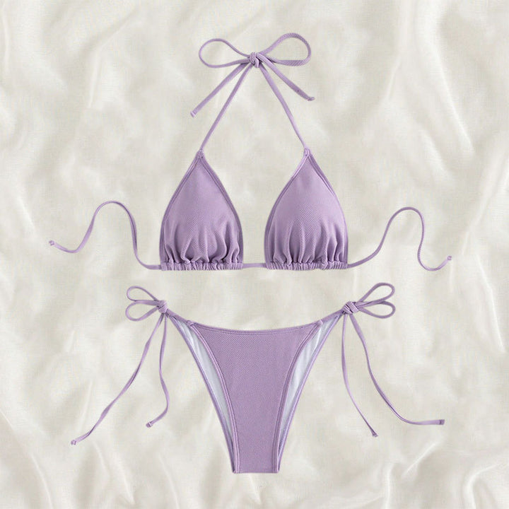 Damen Triangel-Bikini mit verstellbaren Bindebändern Echo Archiv