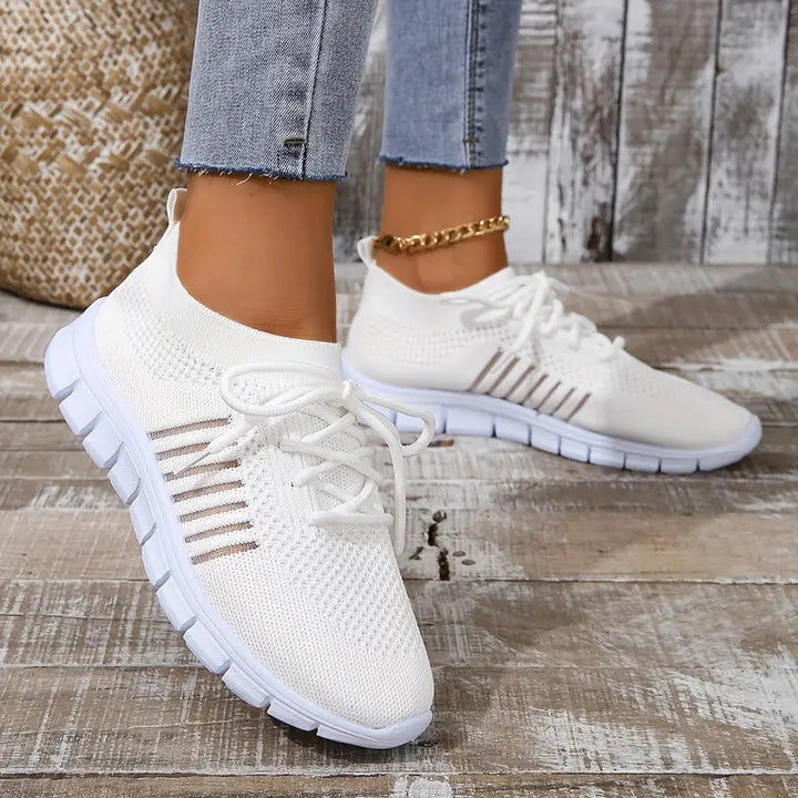 Damen Leichte Strick‑Sock‑Sneaker mit elastischem Schaft und flexibler Profilsohle Echo Archiv