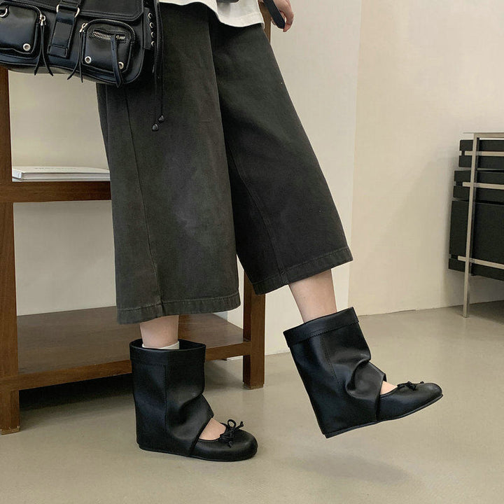 Damen Modische und bequeme Ballerina Boots Echo Archiv