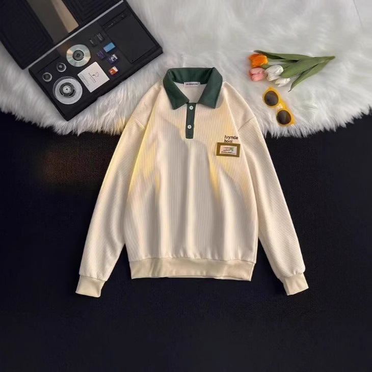 Herren Sportlicher Stehkragenpullover Echoarchiv