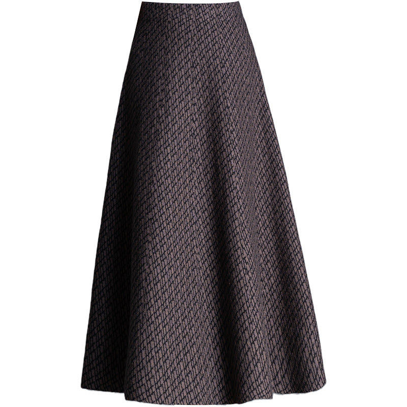 Damen Maxi-Rock mit elegantem geometrischen Muster Echo Archiv