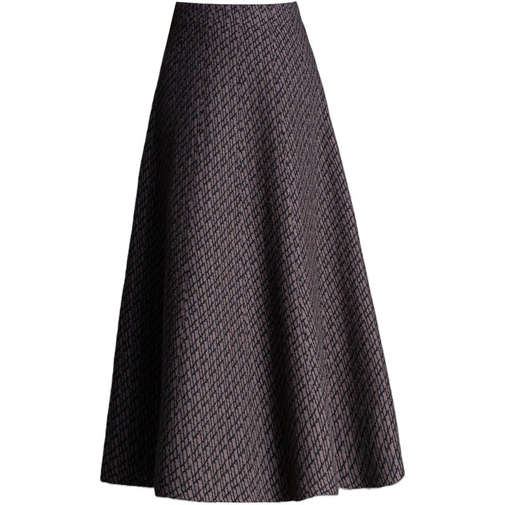 Damen Maxi-Rock mit elegantem geometrischen Muster Echo Archiv