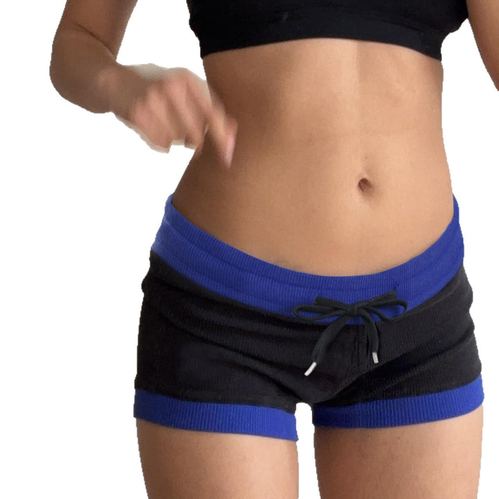 Damen Sportliche Shorts mit elastischem Bund und Kordelzug Echo Archiv