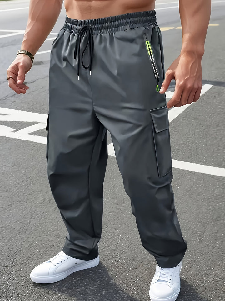 Herren Praktische Cargo-Hose mit verstellbarem Gummizug Echo Archiv