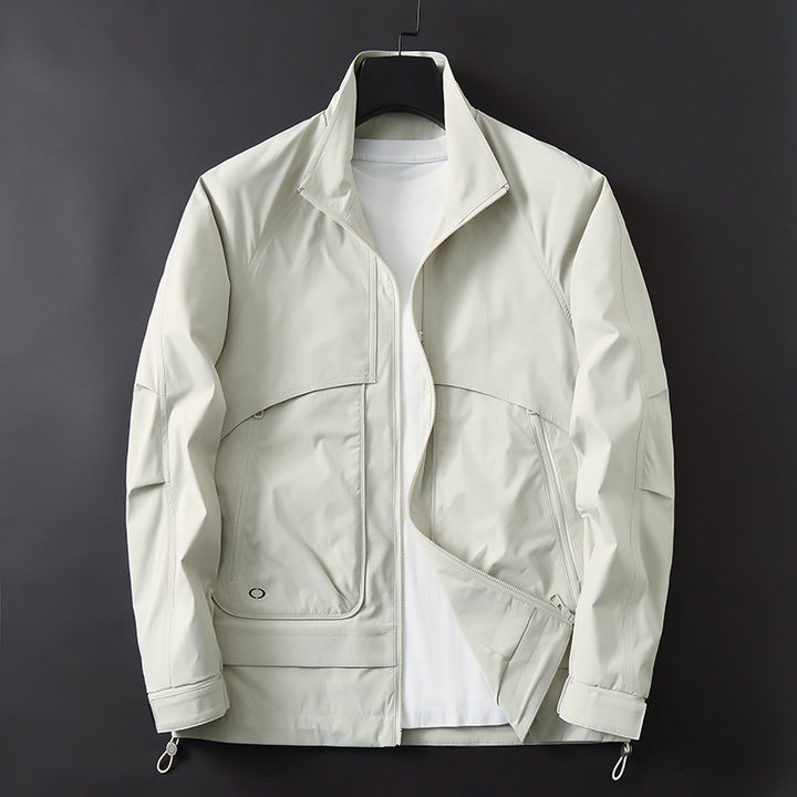 Herren Leichte Utility-Fieldjacke mit verstellbarem Saum und verdeckten Reißverschlusstaschen Echo Archiv