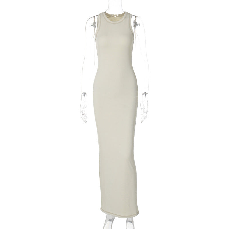 Damen figurbetontes Sommermaxikleid Echo Archiv
