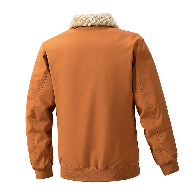 Herren Bomberjacke mit Teddykragen und wasserabweisendem Außenmaterial Echo Archiv