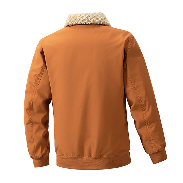 Herren Bomberjacke mit Teddykragen und wasserabweisendem Außenmaterial Echo Archiv