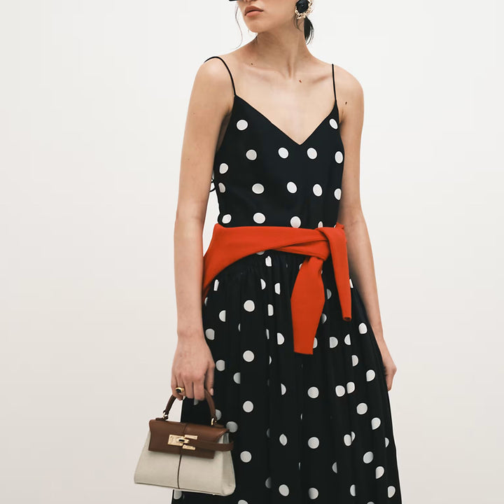 Damen Maxi-Kleid mit Punkten Echo Archiv