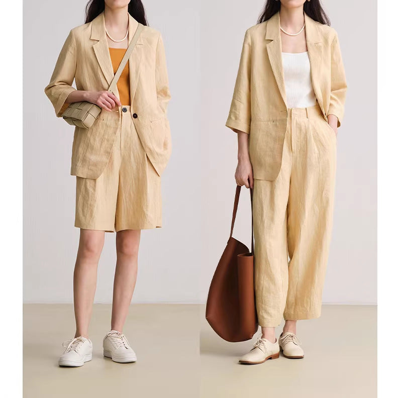 Damen Bequeme und elegante Leinenhose Echoarchiv