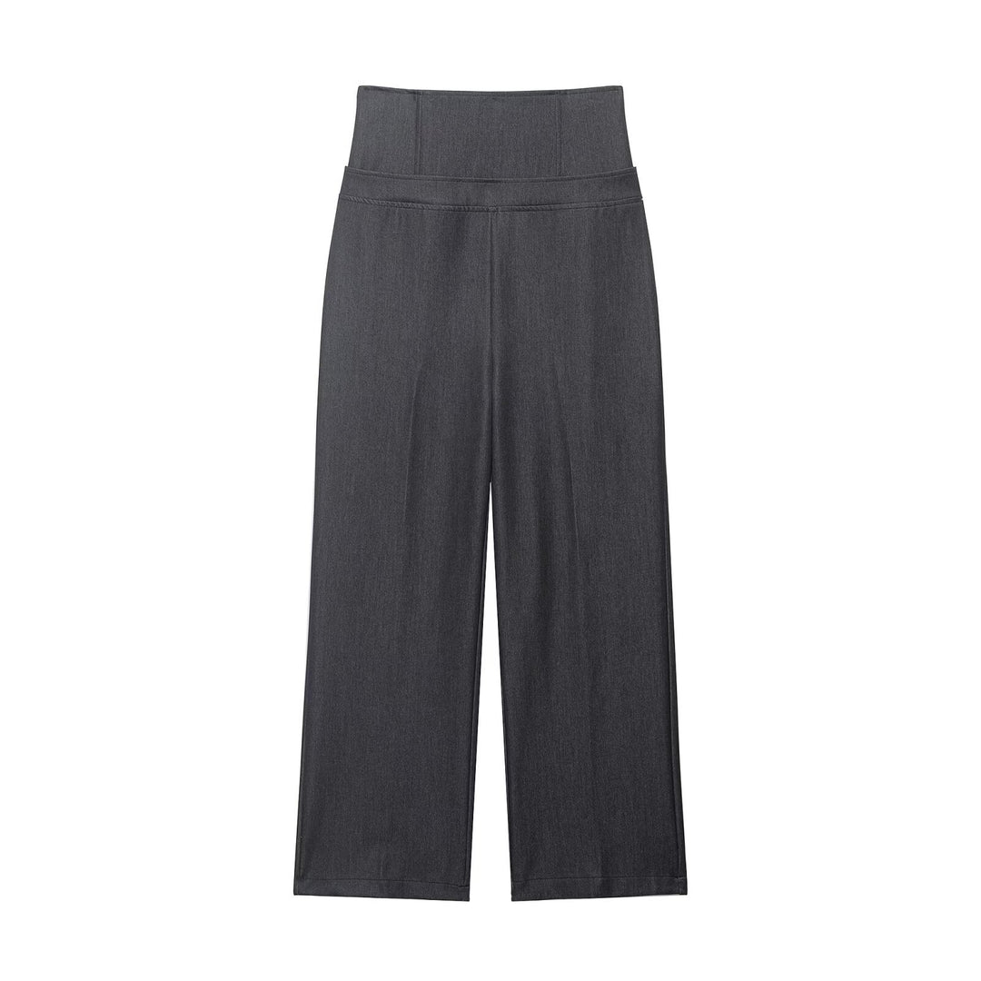 Damen Hochtaillierte Culotte-Hose mit extra breitem Shapingbund Echo Archiv
