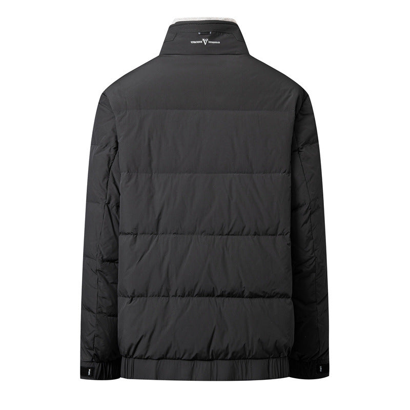 Herren Kurzsteppjacke mit Teddykragen und winddichter Thermoisolierung Echo Archiv