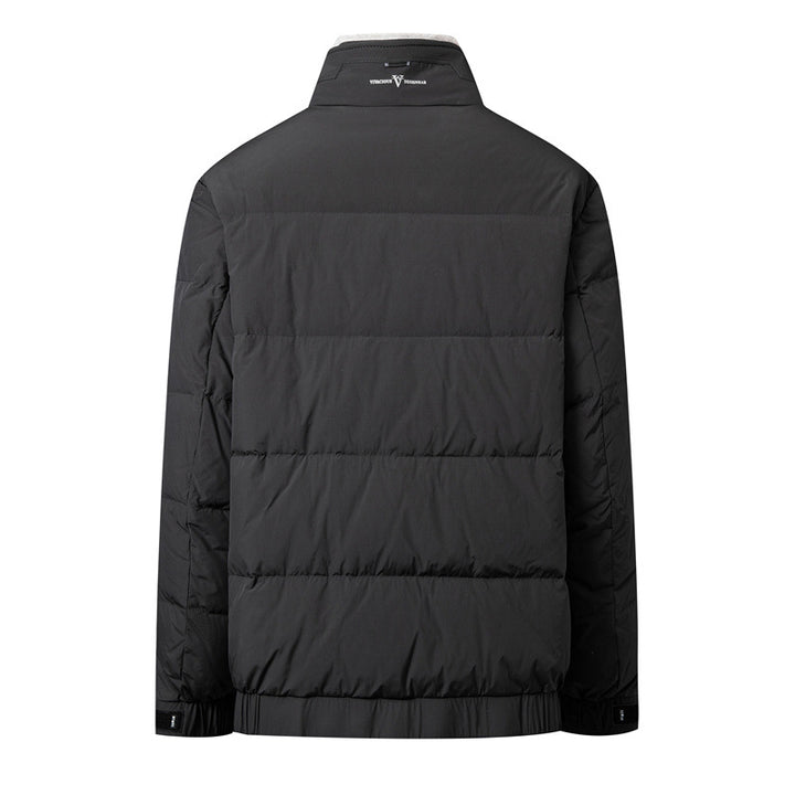 Herren Kurzsteppjacke mit Teddykragen und winddichter Thermoisolierung Echo Archiv