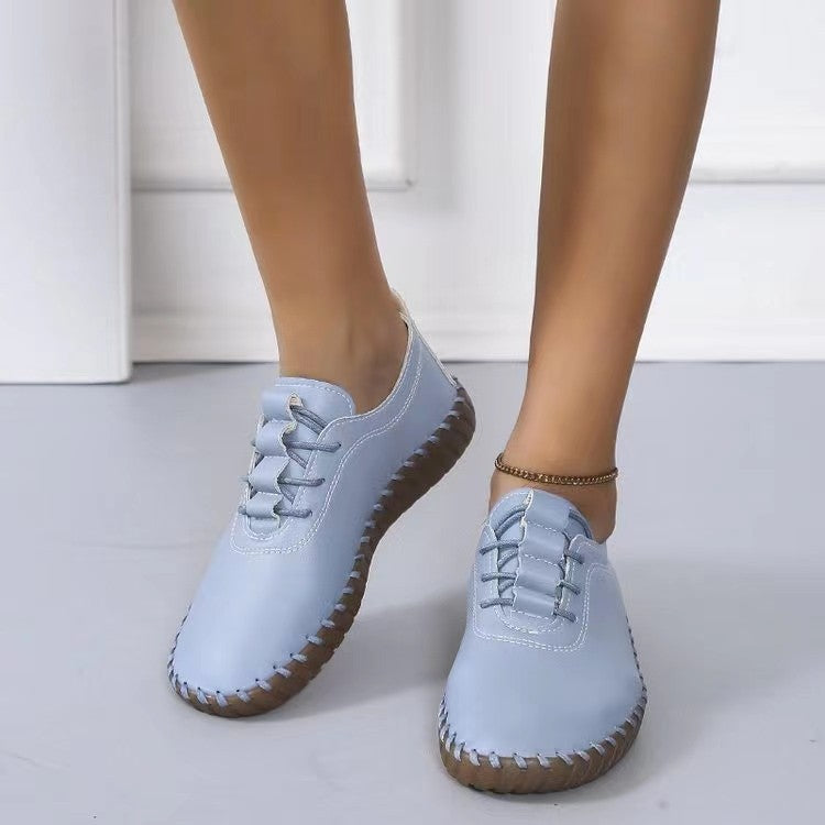 Damen Leichte Sneaker mit handgenähter Ziernaht und flexibler Profilsohle Echo Archiv