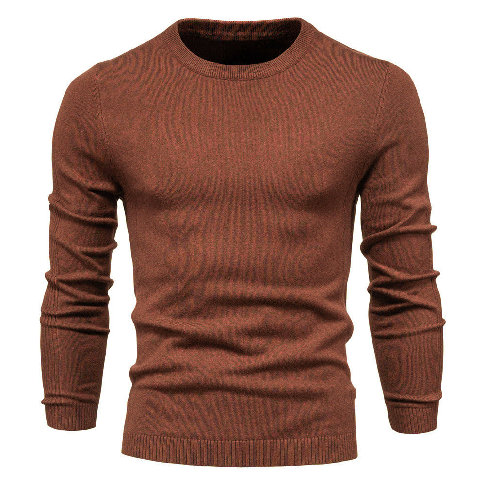 Herren Rundhals Pullover aus hochwertiger Baumwolle Echoarchiv