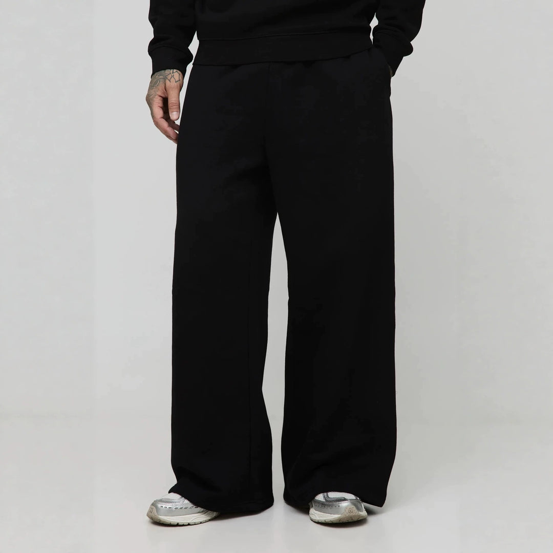 Unisex Thermo-Fleece-Jogginghose mit wärmender Innenbeschichtung, elastischem Komfortbund und geradem Bein Echo Archiv