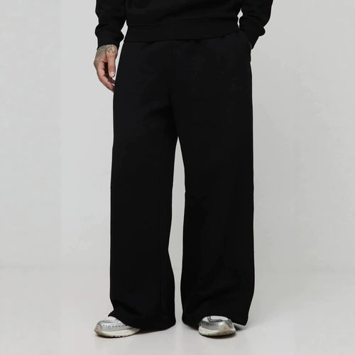 Unisex Thermo-Fleece-Jogginghose mit wärmender Innenbeschichtung, elastischem Komfortbund und geradem Bein Echo Archiv