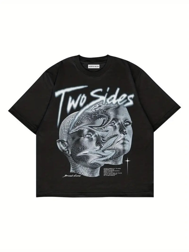 Damen T-Shirt mit künstlerischem Floral-Motiv und lässigem Schnitt Echo Archiv