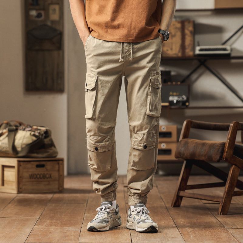 Herren Tech-Cargo-Joggerhose mit elastischem Tunnelzugbund, verstärkten Kniepaneelen und Multifunktions‑Taschen Echo Archiv