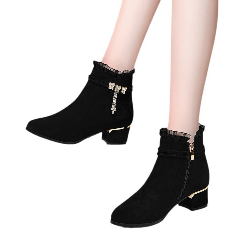Damen Glamouröse Ankle Boots Echo Archiv