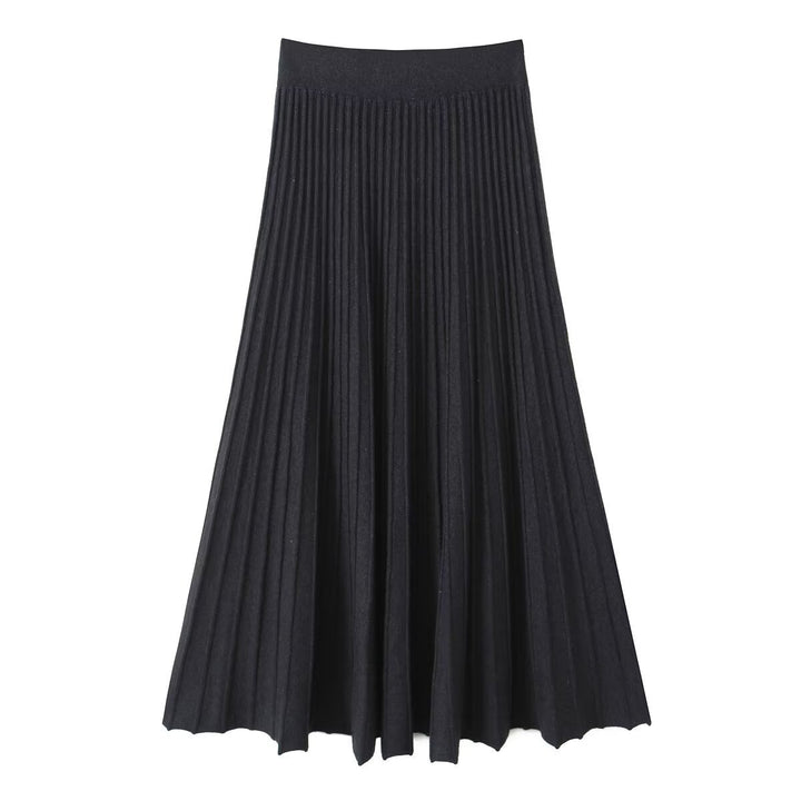 Damen Plissierter Maxi-Rock mit hohem Stretchbund Echo Archiv